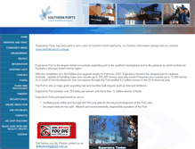 Tablet Screenshot of esperanceport.com.au